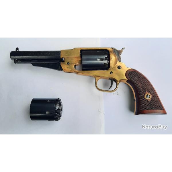 Vends revolver pietta 1858 Remington Sheriff laiton cal 44 +un barillet cal 44