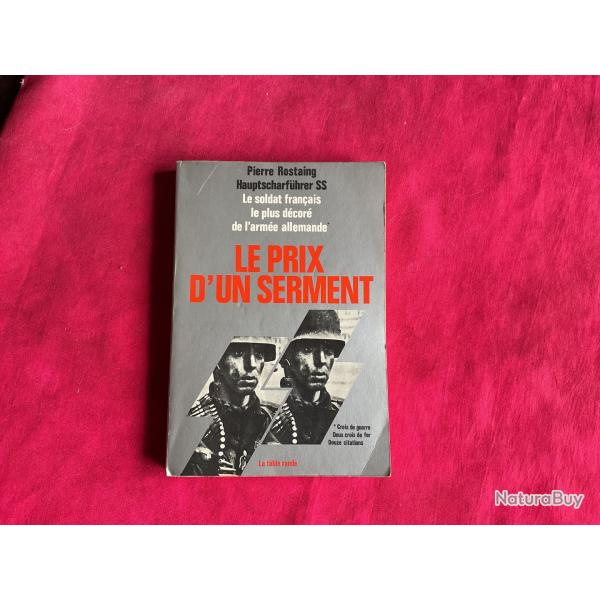 Livre rare : le prix d'un serment