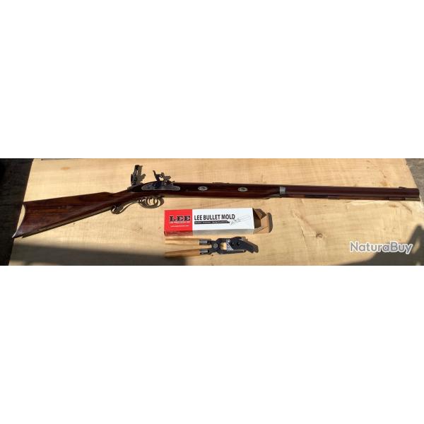 Hawken Santa Fe Uberti calibre 54 + moule Lee
