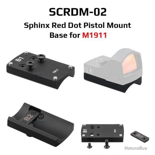 adaptateur universel Base de montage pour pistolet -** SCRDM-02