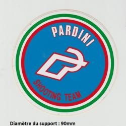 Autocollant :  PARDINI     ( SHOOTING TEAM )