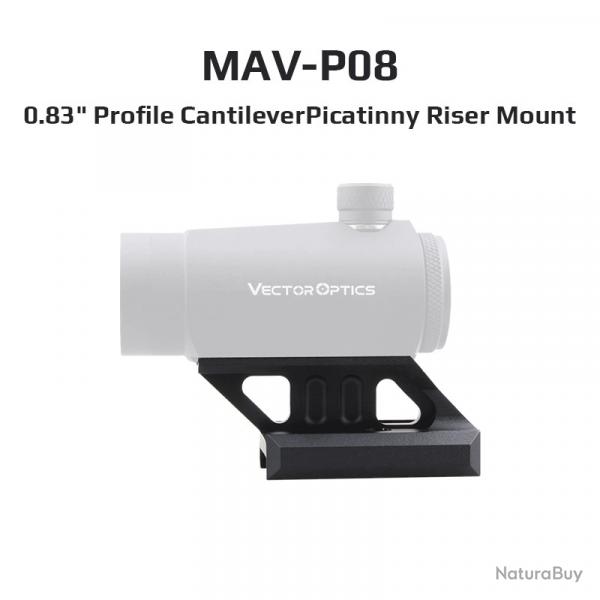 Optique vectorielle Maverick & Scrapper Red Dot Riser Rail Mount -**MAV-P08 LIVRAISON GRATUITE !!