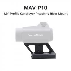Optique vectorielle Maverick & Scrapper Red Dot Riser Rail Mount -**MAV-P10