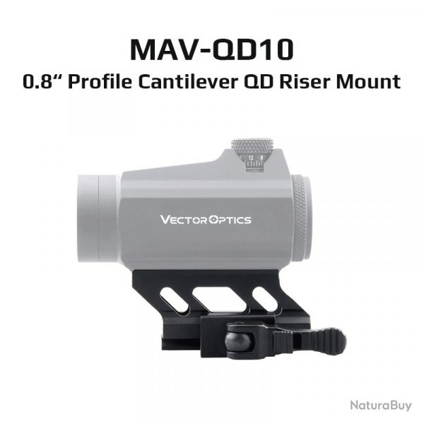 Optique vectorielle Maverick & Scrapper Red Dot Riser Rail Mount -**MAV-QD10 LIVRAISON GRATUITE !!