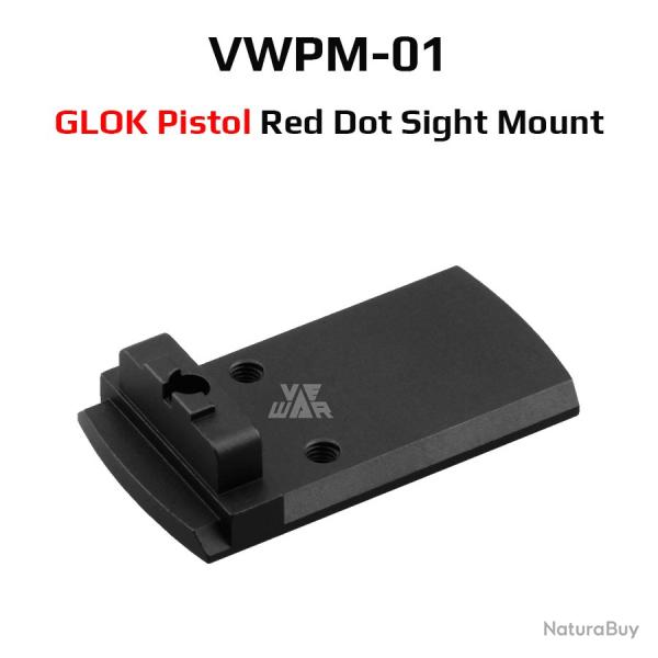 GLOK Pistolet Red Dot Sight Mount Modle: VWPM-01
