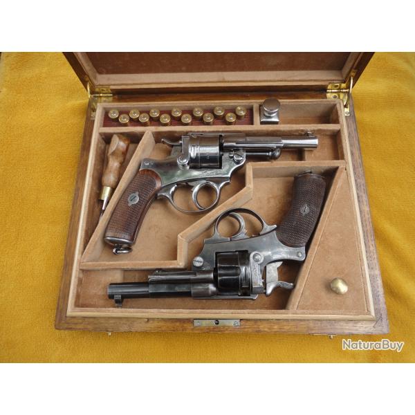Coffret revolver 1873 et 1874 civil