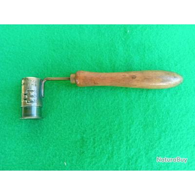 Collector, dans sa boîte d'origine ancienne, chargette poudre et plomb ELLESS pour calibre 12
