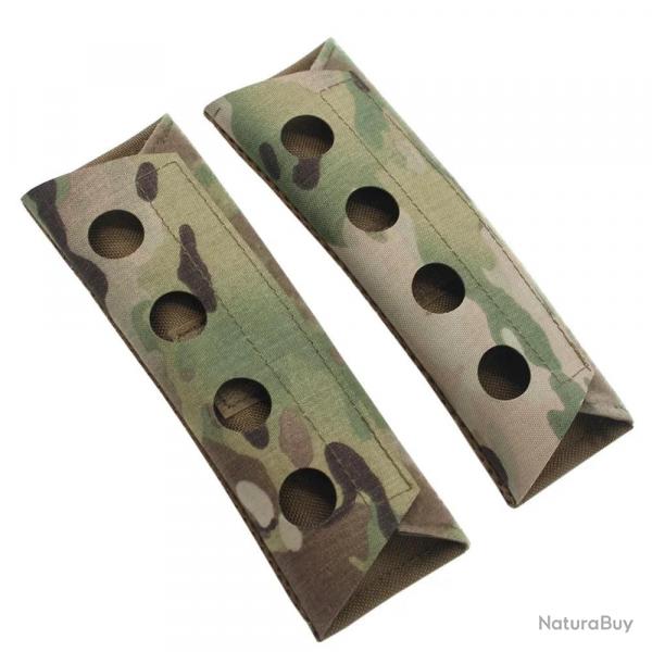 1 Pair Laser Cutting Tactical Vest Composite Shoulder Pads Airsoft FCSK FCPC LV119 Vest Plate Carrie