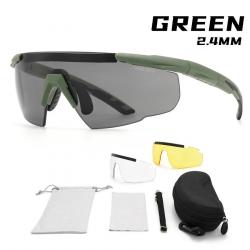 3 Lens Tactical Goggles Set Windproof Dustproof CS Military Shooting Bulletproof Sunglasses Motorcyc