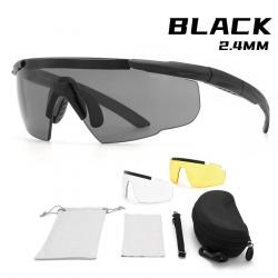 3 Lens Tactical Goggles Set Windproof Dustproof CS Military Shooting Bulletproof Sunglasses Motorcyc