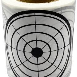3" Black and White Shooting Target Sticker in 200 Pcs/Roll suitable for target shooting of air pelle