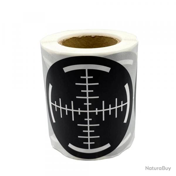 Cible de tir autocollant TARGETHOUSE 200pcs - Reticles