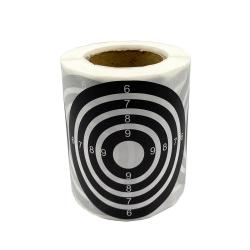 3" Black and White Shooting Target Sticker in 200 Pcs/Roll suitable for target shooting of air pelle