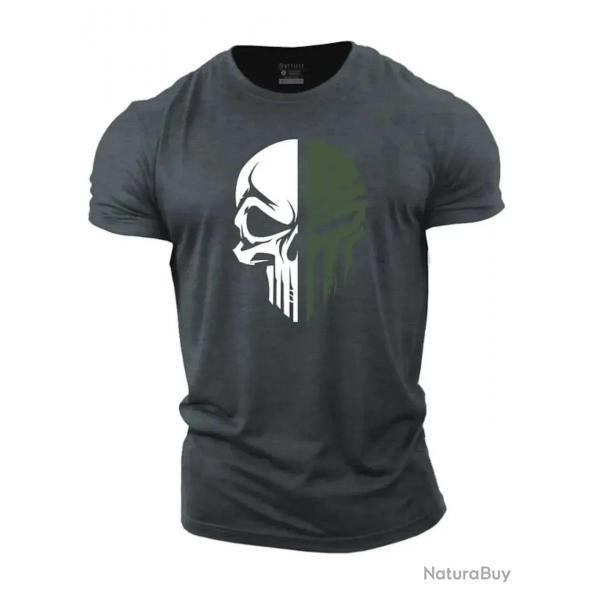 T-shirt Punisher Ghost 3D manches courtes - 5 / XS