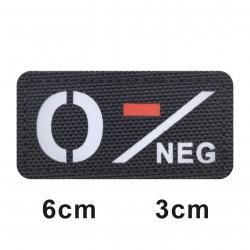 3D Reflective Blood Type A+B+O+AB+,A-B-O-AB-POS NEG Positive and Negative militares Backpack Hook an