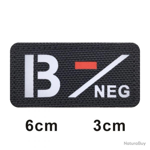 3D Reflective Blood Type A+B+O+AB+,A-B-O-AB-POS NEG Positive and Negative militares Backpack Hook an
