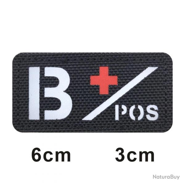 3D Reflective Blood Type A+B+O+AB+,A-B-O-AB-POS NEG Positive and Negative militares Backpack Hook an