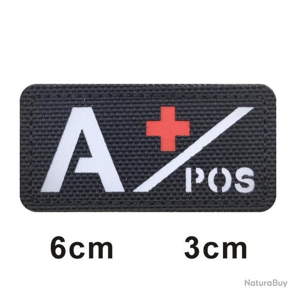 3D Reflective Blood Type A+B+O+AB+,A-B-O-AB-POS NEG Positive and Negative militares Backpack Hook an
