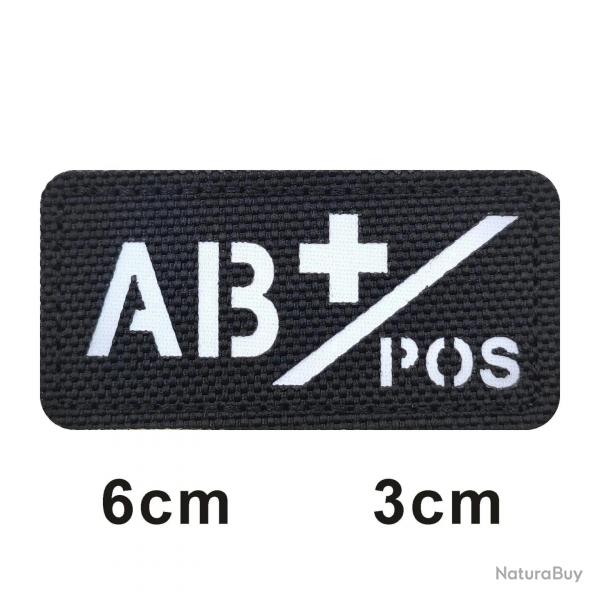 Patch 3D groupe sanguin A+B+O+AB+ FCMAS - 680