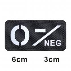 3D Reflective Blood Type A+B+O+AB+,A-B-O-AB-POS NEG Positive and Negative militares Backpack Hook an