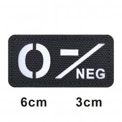 Patch 3D groupe sanguin A+B+O+AB+ FCMAS - 679