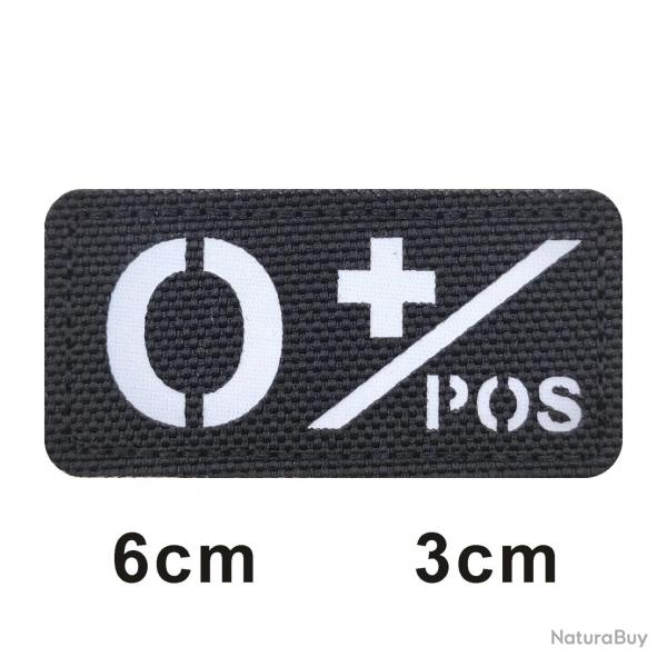 3D Reflective Blood Type A+B+O+AB+,A-B-O-AB-POS NEG Positive and Negative militares Backpack Hook an
