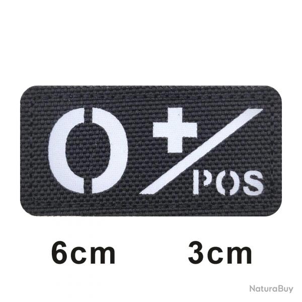 Patch 3D groupe sanguin A+B+O+AB+ FCMAS - 678