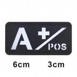 3D Reflective Blood Type A+B+O+AB+,A-B-O-AB-POS NEG Positive and Negative militares Backpack Hook an