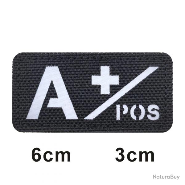 3D Reflective Blood Type A+B+O+AB+,A-B-O-AB-POS NEG Positive and Negative militares Backpack Hook an