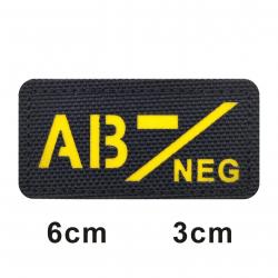 3D Reflective Blood Type A+B+O+AB+,A-B-O-AB-POS NEG Positive and Negative militares Backpack Hook an