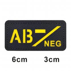 Patch 3D groupe sanguin A+B+O+AB+ FCMAS - 705