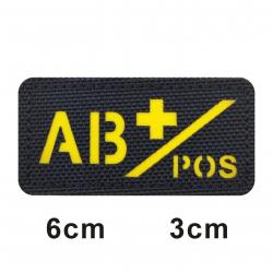 Patch 3D groupe sanguin A+B+O+AB+ FCMAS - 704