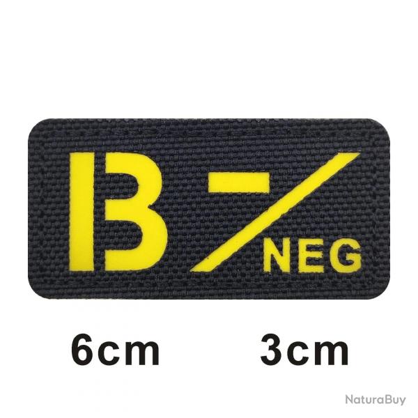 3D Reflective Blood Type A+B+O+AB+,A-B-O-AB-POS NEG Positive and Negative militares Backpack Hook an