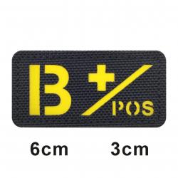 Patch 3D groupe sanguin A+B+O+AB+ FCMAS - 700