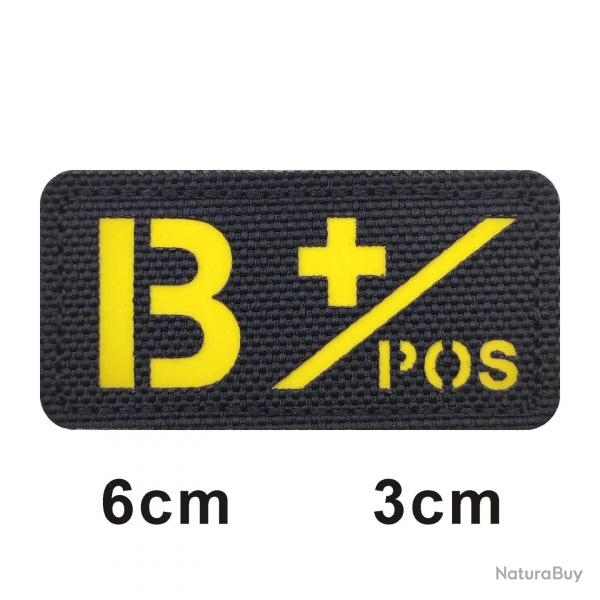 3D Reflective Blood Type A+B+O+AB+,A-B-O-AB-POS NEG Positive and Negative militares Backpack Hook an