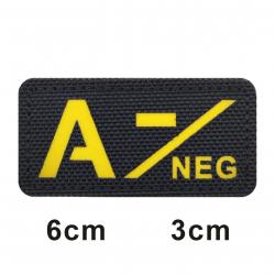 3D Reflective Blood Type A+B+O+AB+,A-B-O-AB-POS NEG Positive and Negative militares Backpack Hook an