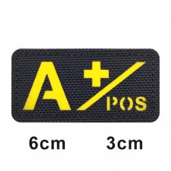 3D Reflective Blood Type A+B+O+AB+,A-B-O-AB-POS NEG Positive and Negative militares Backpack Hook an