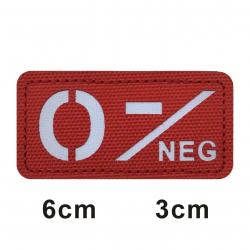 3D Reflective Blood Type A+B+O+AB+,A-B-O-AB-POS NEG Positive and Negative militares Backpack Hook an