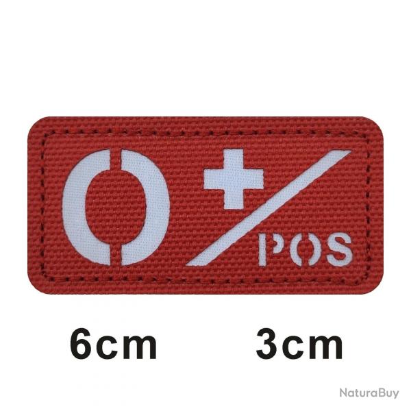 3D Reflective Blood Type A+B+O+AB+,A-B-O-AB-POS NEG Positive and Negative militares Backpack Hook an