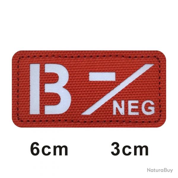 3D Reflective Blood Type A+B+O+AB+,A-B-O-AB-POS NEG Positive and Negative militares Backpack Hook an