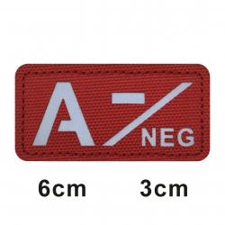 3D Reflective Blood Type A+B+O+AB+,A-B-O-AB-POS NEG Positive and Negative militares Backpack Hook an