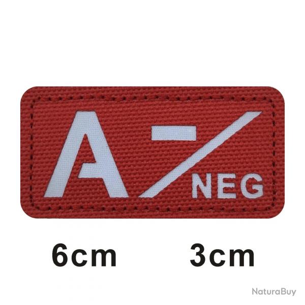 3D Reflective Blood Type A+B+O+AB+,A-B-O-AB-POS NEG Positive and Negative militares Backpack Hook an