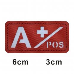 3D Reflective Blood Type A+B+O+AB+,A-B-O-AB-POS NEG Positive and Negative militares Backpack Hook an