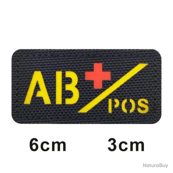 3D Reflective Blood Type A+B+O+AB+,A-B-O-AB-POS NEG Positive and Negative militares Backpack Hook an