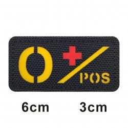 3D Reflective Blood Type A+B+O+AB+,A-B-O-AB-POS NEG Positive and Negative militares Backpack Hook an