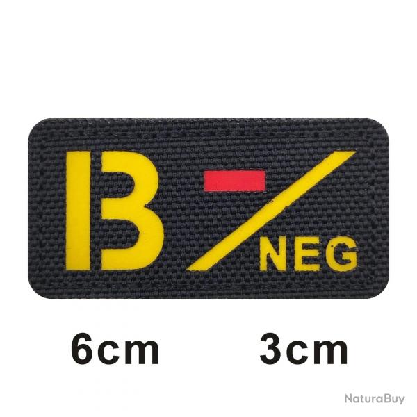 3D Reflective Blood Type A+B+O+AB+,A-B-O-AB-POS NEG Positive and Negative militares Backpack Hook an