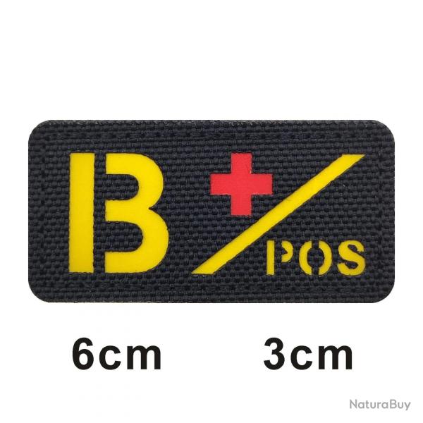 3D Reflective Blood Type A+B+O+AB+,A-B-O-AB-POS NEG Positive and Negative militares Backpack Hook an