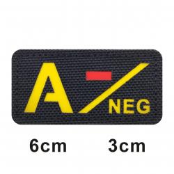 3D Reflective Blood Type A+B+O+AB+,A-B-O-AB-POS NEG Positive and Negative militares Backpack Hook an
