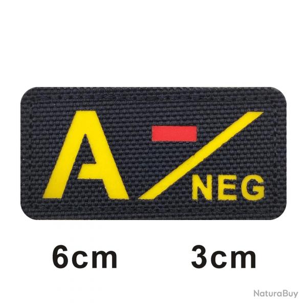 3D Reflective Blood Type A+B+O+AB+,A-B-O-AB-POS NEG Positive and Negative militares Backpack Hook an
