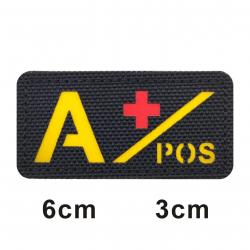 3D Reflective Blood Type A+B+O+AB+,A-B-O-AB-POS NEG Positive and Negative militares Backpack Hook an